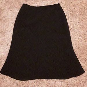 Cynthia Howie Maggy Boutique Black Crape Skirt: NEW Size 4
